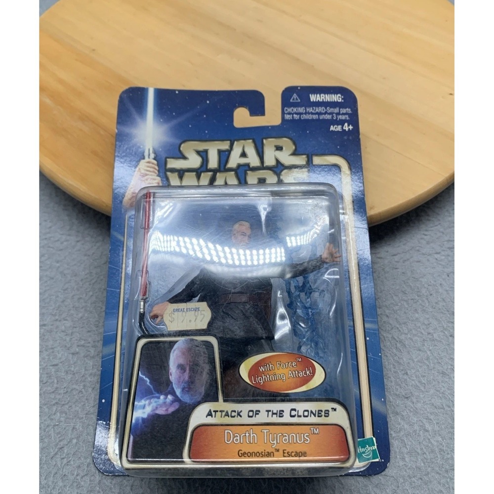 Star Wars Attack‎ of the Clones 2002 '02 #03 Darth Tyranus Geonosian Escape